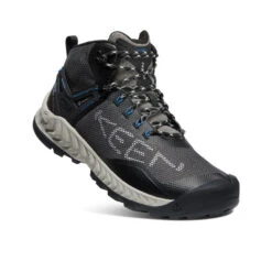Keen Men's NXIS EVO Waterproof Boot | Magnet/Bright Cobalt -Shoe Boutique Shop 01ee0f05c17c176a3011e8300f1f7fd3d6ee560b