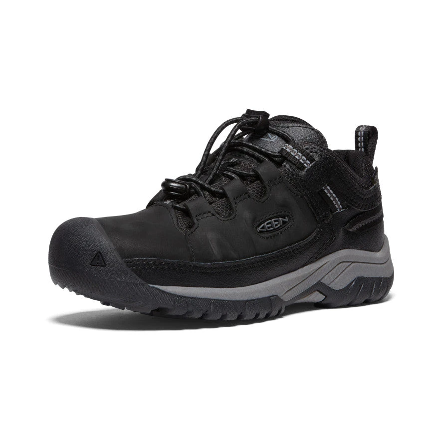 Keen Big Kids' Targhee Waterproof Shoe | Black/Steel Grey 3 Keen Big Kids' Targhee Waterproof Shoe | Black/Steel Grey - Image 3