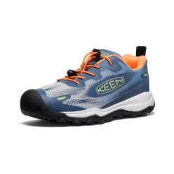 Keen Big Kids' Wanduro Speed Hiking Shoe | Vintage Indigo/Tangerine -Shoe Boutique Shop 07aeb459f23a6017e728e3701f6cd9fd016d9778