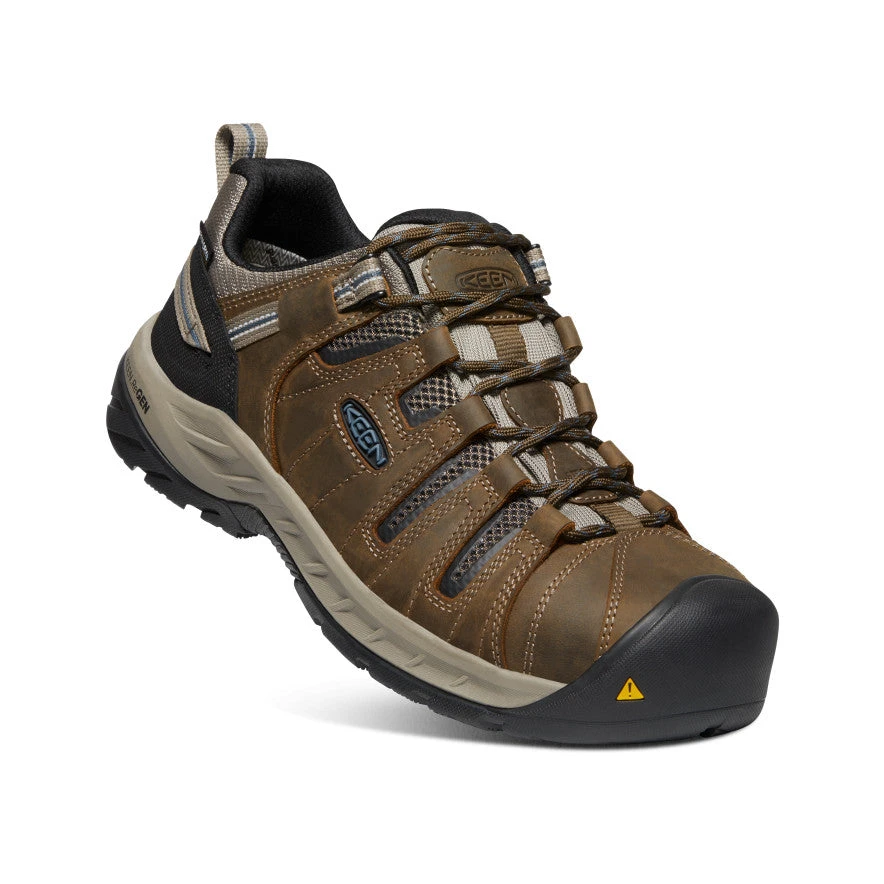 Keen Men's Flint II Waterproof (Steel Toe) | Cascade Brown/Orion Blue 3 Keen Men's Flint II Waterproof (Steel Toe) | Cascade Brown/Orion Blue - Image 3