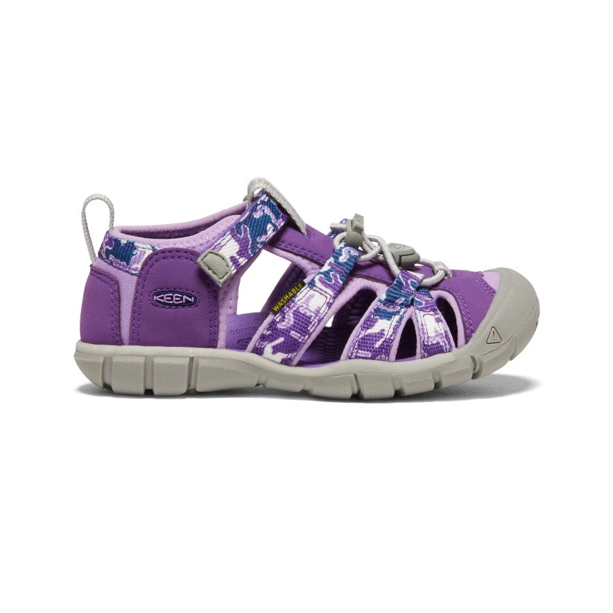Keen Little Kids' Seacamp II CNX | Camo/Tillandsia Purple 1 Keen Little Kids' Seacamp II CNX | Camo/Tillandsia Purple