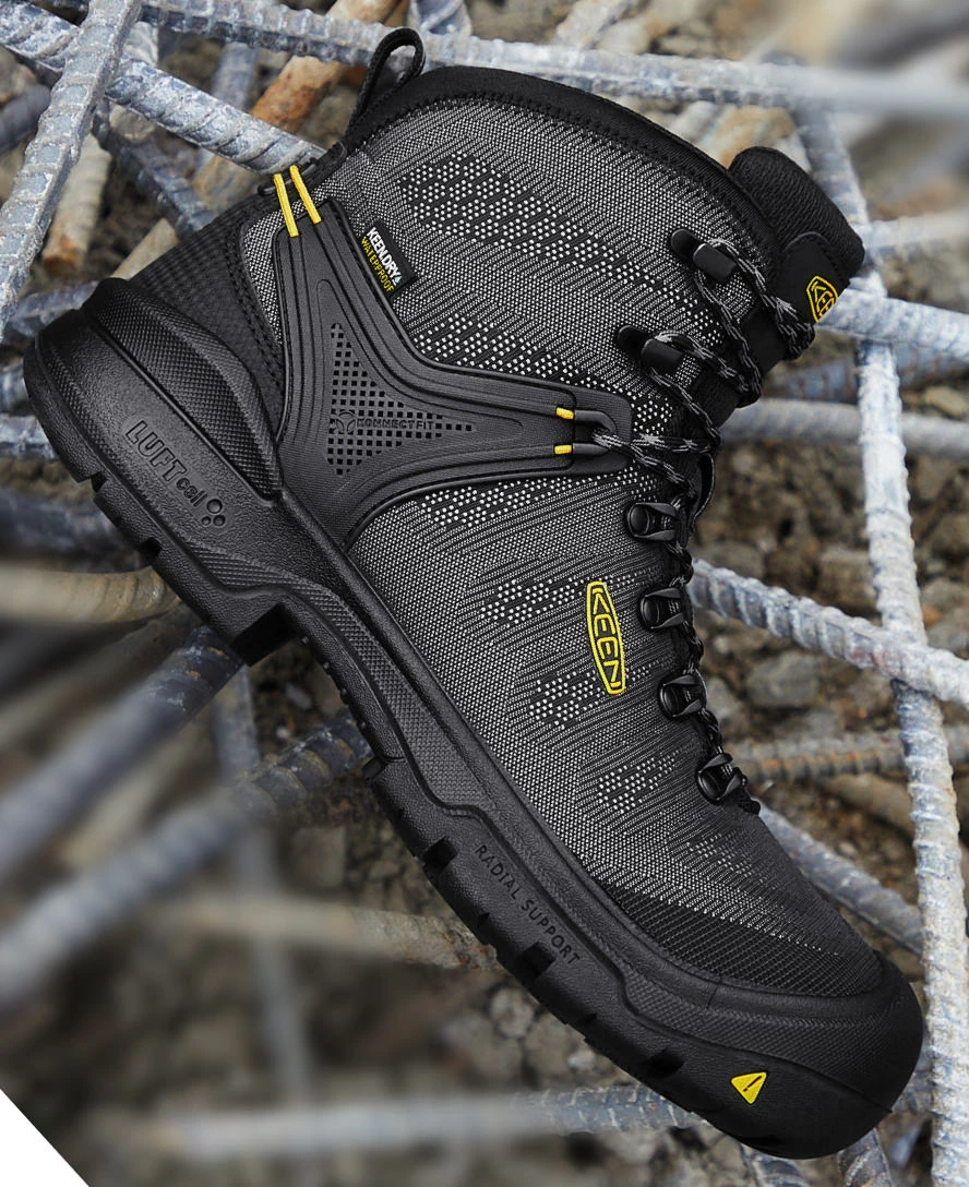 Keen Men's Dearborn 6" Waterproof Boot (Carbon-Fiber Toe) | Black/Steel Grey 7 Keen Men's Dearborn 6" Waterproof Boot (Carbon-Fiber Toe) | Black/Steel Grey - Image 7