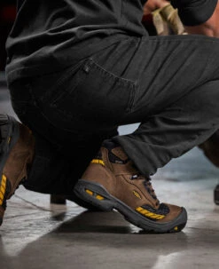 Keen Men's Troy 6" Waterproof Boot (Carbon-Fiber Toe) | Dark Earth/Black -Shoe Boutique Shop 1025696 PDP LeftImage