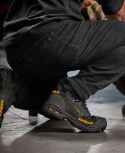 Keen Men's Troy 6" Waterproof Boot (Carbon-Fiber Toe) | Magnet/Black -Shoe Boutique Shop 1025697 PDP LeftImage