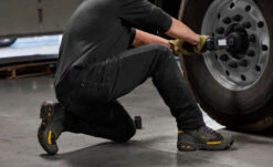 Keen Men's Troy 6" Waterproof Boot (Carbon-Fiber Toe) | Magnet/Black -Shoe Boutique Shop 1025697 PDP TopImage