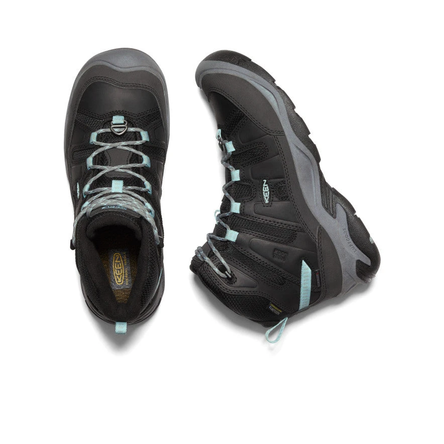 Keen Women's Circadia Polar Waterproof Boot | Black/Cloud Blue 4 Keen Women's Circadia Polar Waterproof Boot | Black/Cloud Blue - Image 4