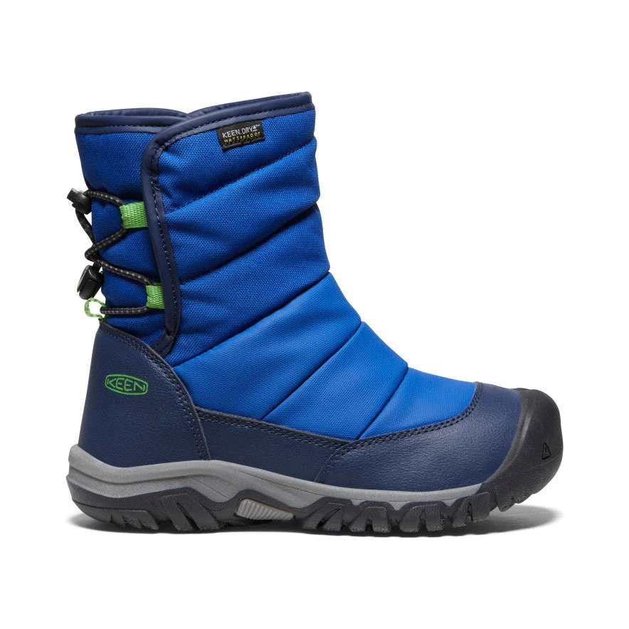 Keen Big Kids' Puffrider Waterproof Winter Boot | Naval Academy/Surf 1 Keen Big Kids' Puffrider Waterproof Winter Boot | Naval Academy/Surf