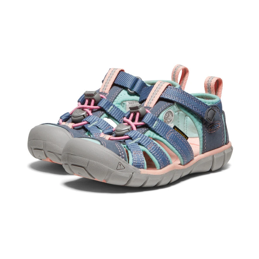 Keen Little Kids' Seacamp II CNX | Flint Stone/Ocean Wave 2 Keen Little Kids' Seacamp II CNX | Flint Stone/Ocean Wave - Image 2
