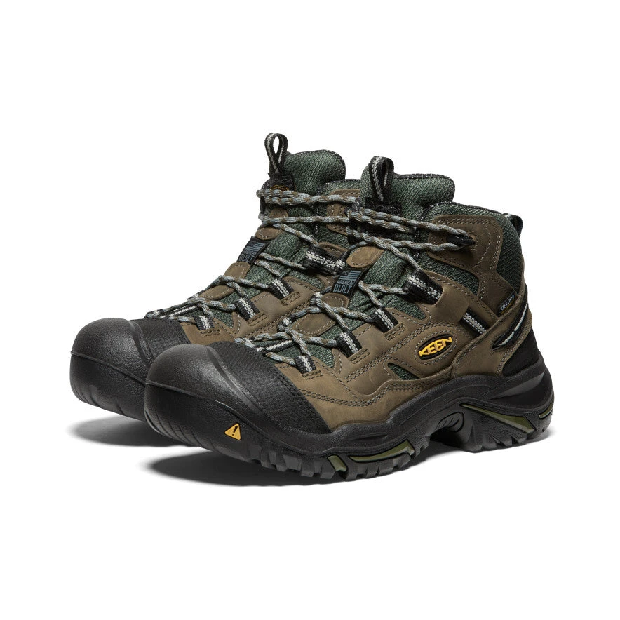 Keen Men's Braddock Waterproof Mid (Steel Toe) | Gargoyle/Forest Night 2 Keen Men's Braddock Waterproof Mid (Steel Toe) | Gargoyle/Forest Night - Image 2