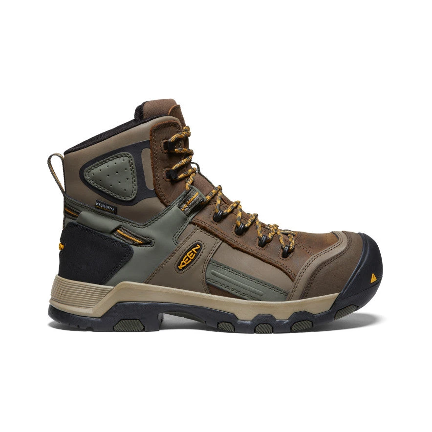 Keen Men's Davenport AL Waterproof Mid (Composite Toe) | Shitake/Forest Night 1 Keen Men's Davenport AL Waterproof Mid (Composite Toe) | Shitake/Forest Night