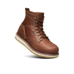 Keen Men's San Jose 6" Boot (Aluminum Toe) | Gingerbread/Gum -Shoe Boutique Shop 31ea9d742a71b3519320a193ec582388a559a442