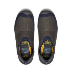 Keen Men's Hoodcamp Slip-On | Black Olive/Sky Captain -Shoe Boutique Shop 3501c202f5024905cff9e4f1579273f5f56e88f0