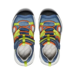 Keen Little Kids' Motozoa Sandal | Vintage Indigo/Scarlet Ibis -Shoe Boutique Shop 356210cedbd3120df0490c0b2bdb86f943939a0e