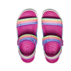 Keen Big Kids' Elle Backstrap | Rainbow/Festival Fuchsia -Shoe Boutique Shop 3a18fac897c6e19279b811222d207b758d9679f1