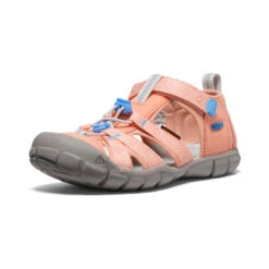 Keen Big Kids' Seacamp II CNX | Papaya Punch/Marina -Shoe Boutique Shop 3a38d74890159386c1ecc16b8ce05c2d7596b354