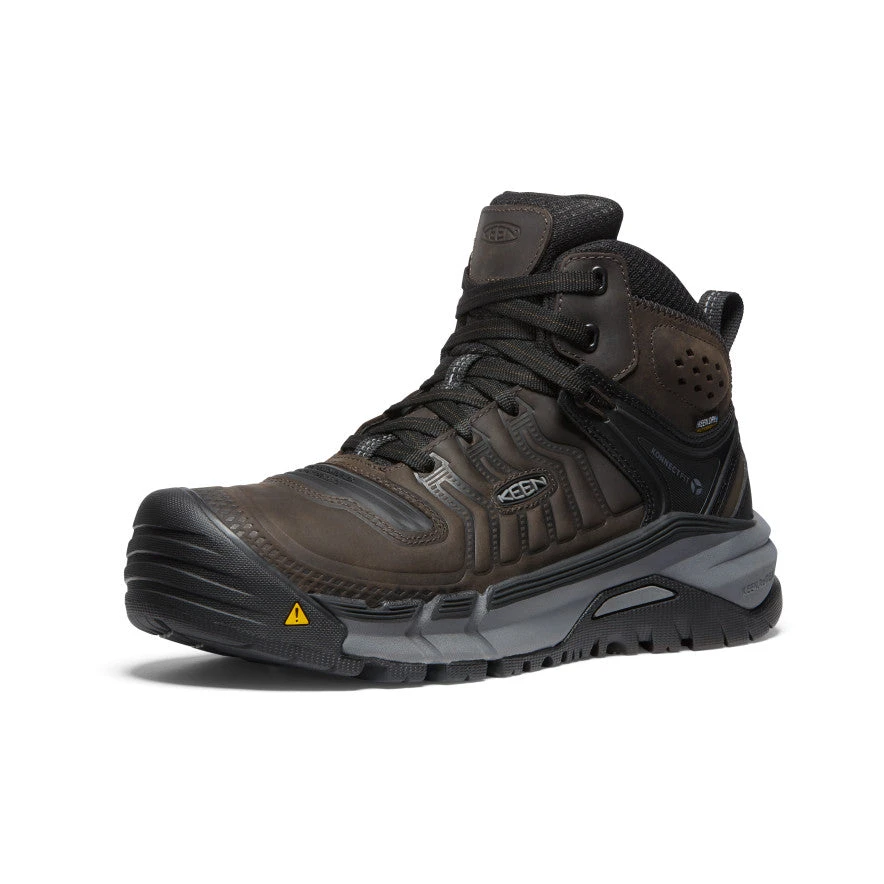 Keen Men's Kansas City+ KBF Waterproof Mid (Soft Toe) | Coffee Bean/Black 3 Keen Men's Kansas City+ KBF Waterproof Mid (Soft Toe) | Coffee Bean/Black - Image 3