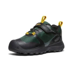 Keen Little Kids' Wanduro Waterproof Shoe | Black/Greener Pastures -Shoe Boutique Shop 4399145b35e3829d4a0ec6e0922900b0eaeef2c2