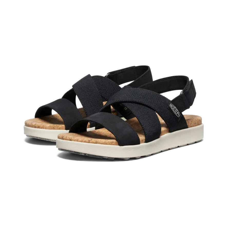 Keen Women's Elle Criss Cross Sandal | Black/Birch 2 Keen Women's Elle Criss Cross Sandal | Black/Birch - Image 2