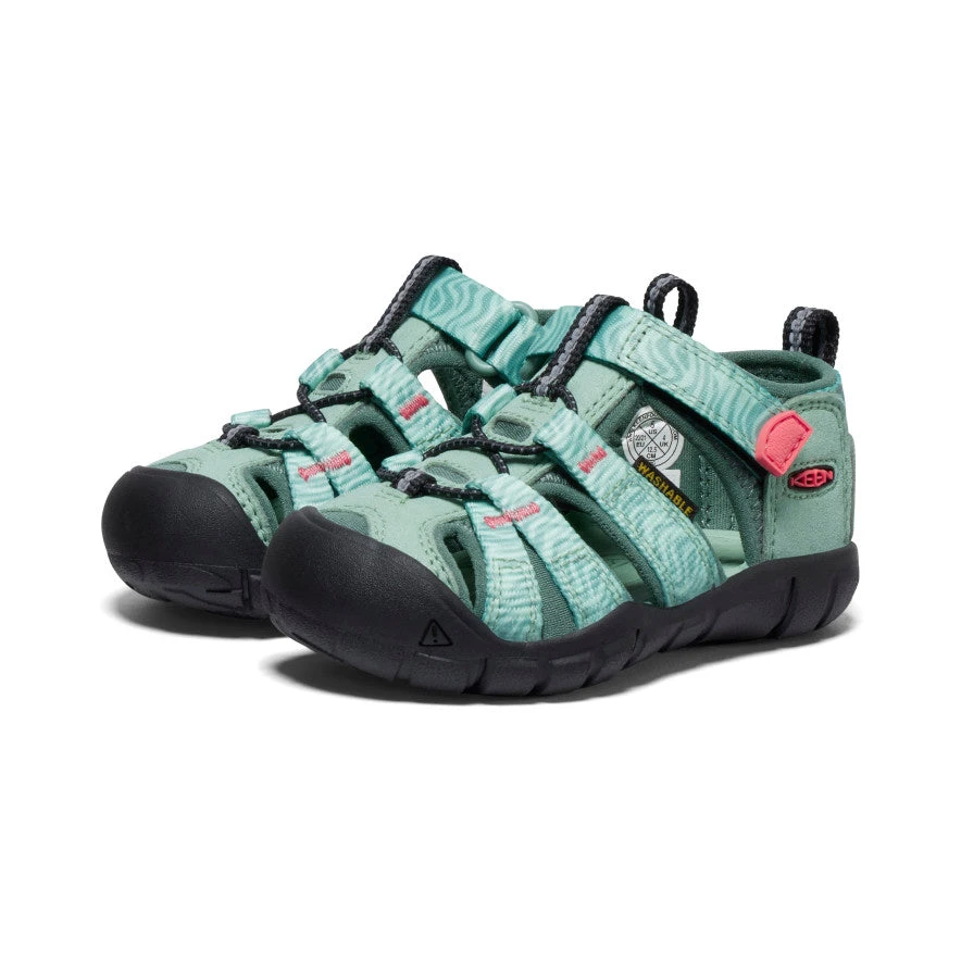 Keen Toddlers' Seacamp II CNX | Granite Green/Cayenne 2 Keen Toddlers' Seacamp II CNX | Granite Green/Cayenne - Image 2