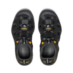 Keen Men's SOLR Sandal | Black/Gold -Shoe Boutique Shop 4e6a676c0d2f48744ededd84c32f91c47687a7df