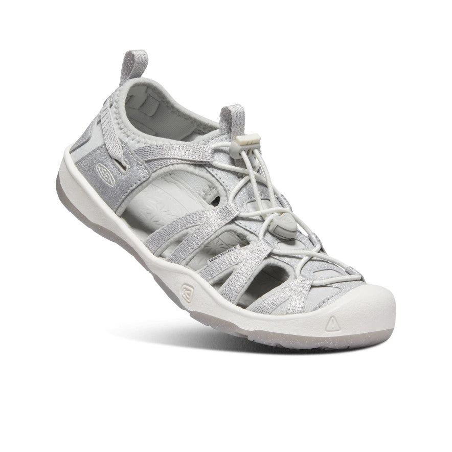 Keen Big Kids' Moxie Sandal | Silver 3 Keen Big Kids' Moxie Sandal | Silver - Image 3