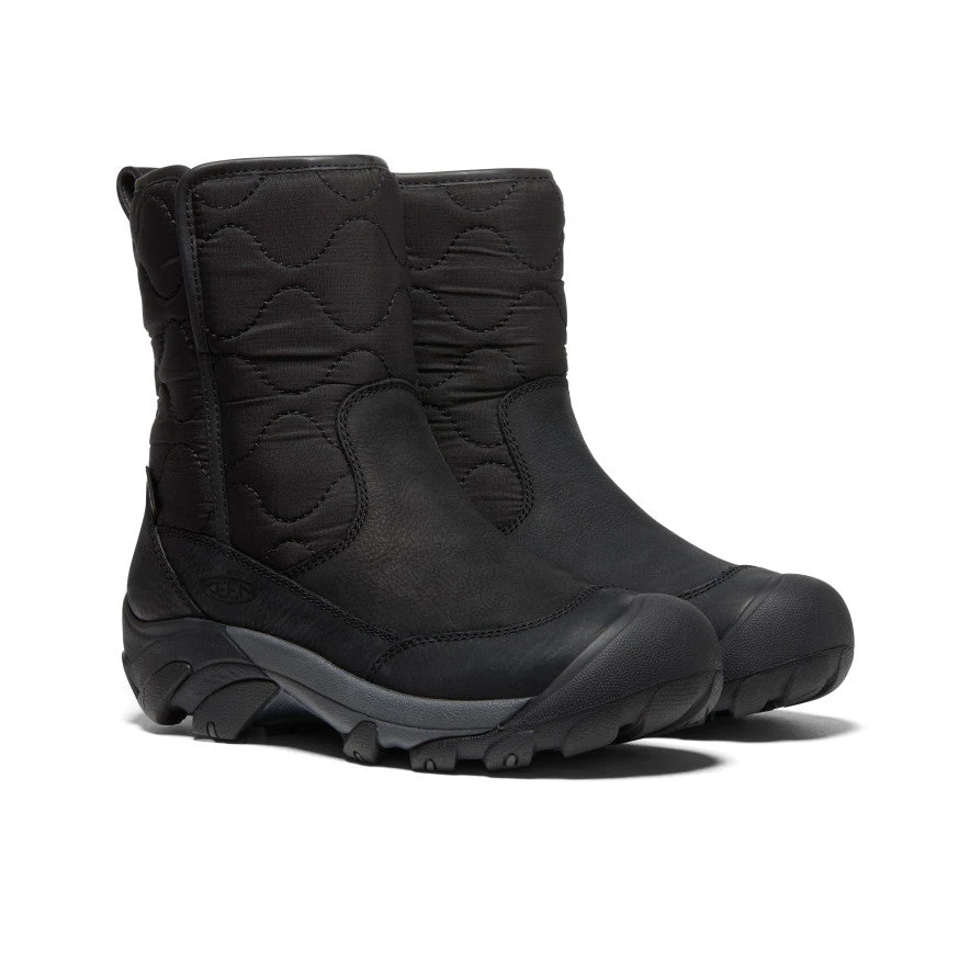 Keen Women's Betty Waterproof Pull-On Boot | Black/Black 2 Keen Women's Betty Waterproof Pull-On Boot | Black/Black - Image 2