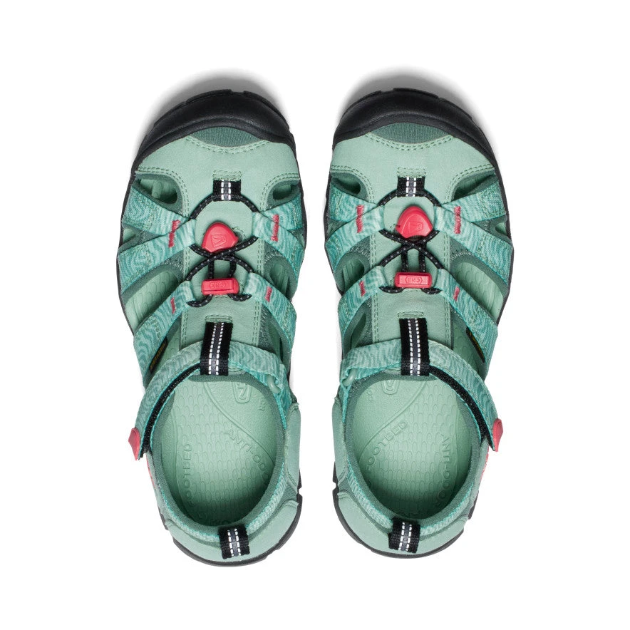 Keen Big Kids' Seacamp II CNX | Granite Green/Cayenne 4 Keen Big Kids' Seacamp II CNX | Granite Green/Cayenne - Image 4