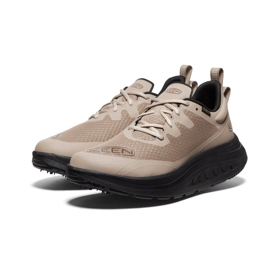 Keen Men's WK400 Waterproof Walking Shoe | Timberwolf/Black 2 Keen Men's WK400 Waterproof Walking Shoe | Timberwolf/Black - Image 2