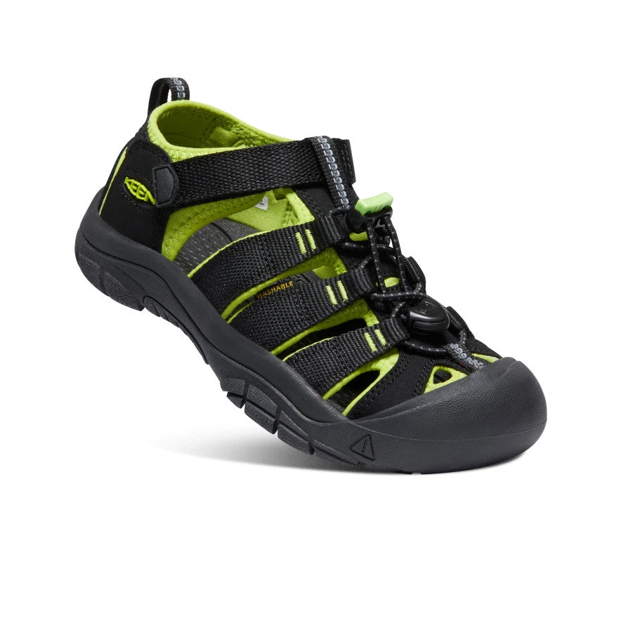 Keen Big Kids' Newport H2 | Black/Lime Green 3 Keen Big Kids' Newport H2 | Black/Lime Green - Image 3