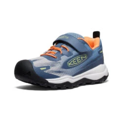 Keen Little Kids' Wanduro Speed Hiking Shoe | Vintage Indigo/Tangerine -Shoe Boutique Shop 6951d02341dd7ece69607d7b83fc2da2591f39e7