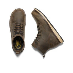 Keen Men's San Jose 6" Waterproof Boot (Aluminum Toe) | Cascade Brown/Black -Shoe Boutique Shop 6fe5f5705f20f0aac572c73b0553bf5a30f3a42a