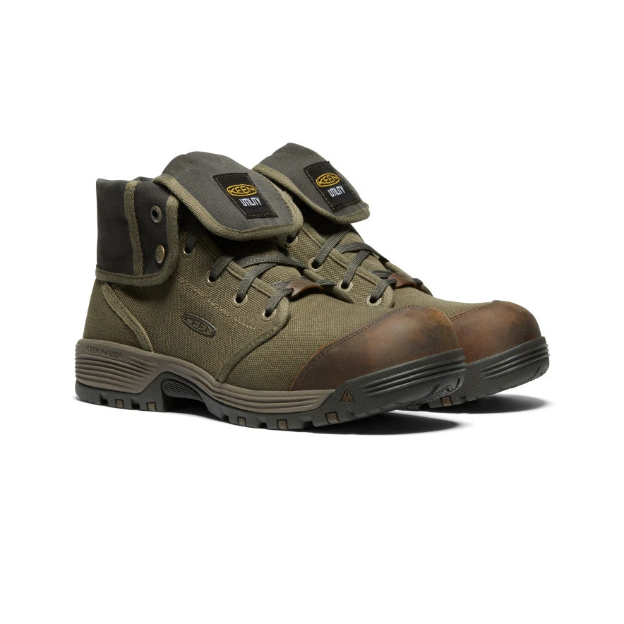 Keen Men's Roswell Mid (Carbon-Fiber Toe) | Military Olive/Black Olive 2 Keen Men's Roswell Mid (Carbon-Fiber Toe) | Military Olive/Black Olive - Image 2