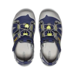 Keen Big Kids' Knotch Creek | Steel Grey/Blue Depths -Shoe Boutique Shop 838be6eb553a3a470e800edfe8866f7e6a90f741