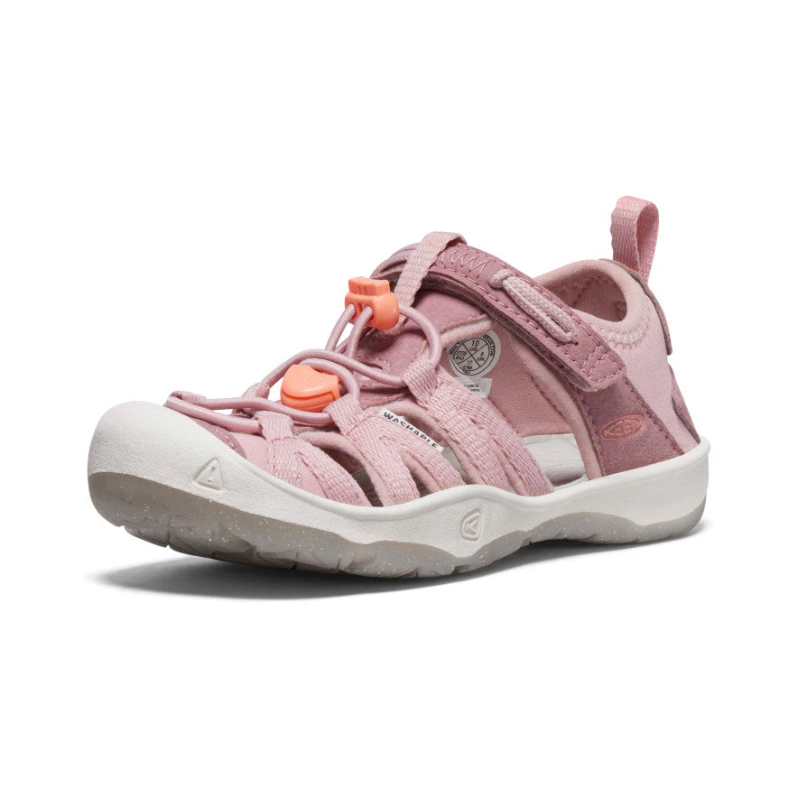 Keen Little Kids' Moxie Sandal | Nostalgia Rose/Papaya Punch 3 Keen Little Kids' Moxie Sandal | Nostalgia Rose/Papaya Punch - Image 3