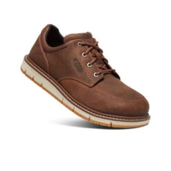 Keen Men's San Jose Oxford (Aluminum Toe) | Gingerbread/Off White -Shoe Boutique Shop 85680fcd2df1a17b4ecaf6d5f22e457908198016