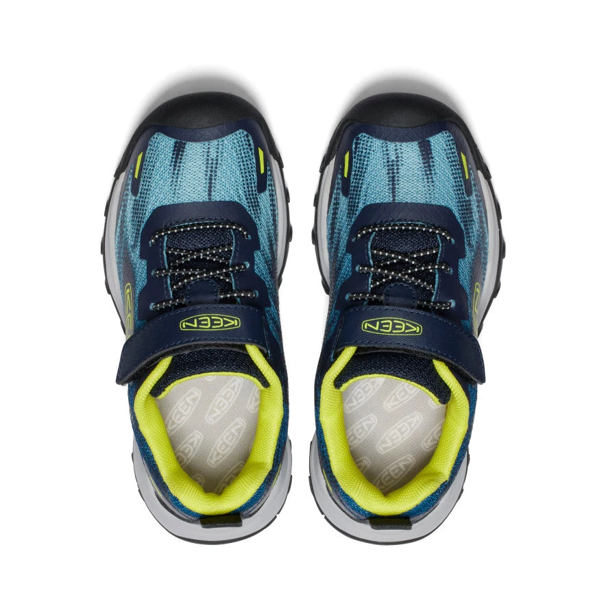 Keen Little Kids' Wanduro Speed Hiking Shoe | Legion Blue/Evening Primrose 4 Keen Little Kids' Wanduro Speed Hiking Shoe | Legion Blue/Evening Primrose - Image 4