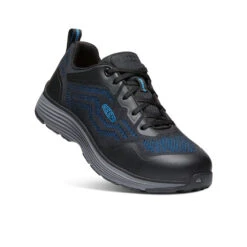 Keen Men's Sparta 2 (Aluminum Toe) | Brilliant Blue/Black -Shoe Boutique Shop 8c1008a4f09b4f90b7cc2e6b486fd3532493c53b