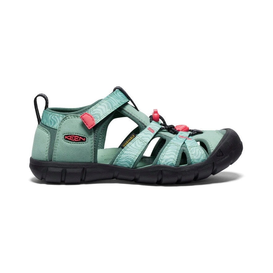 Keen Big Kids' Seacamp II CNX | Granite Green/Cayenne 1 Keen Big Kids' Seacamp II CNX | Granite Green/Cayenne