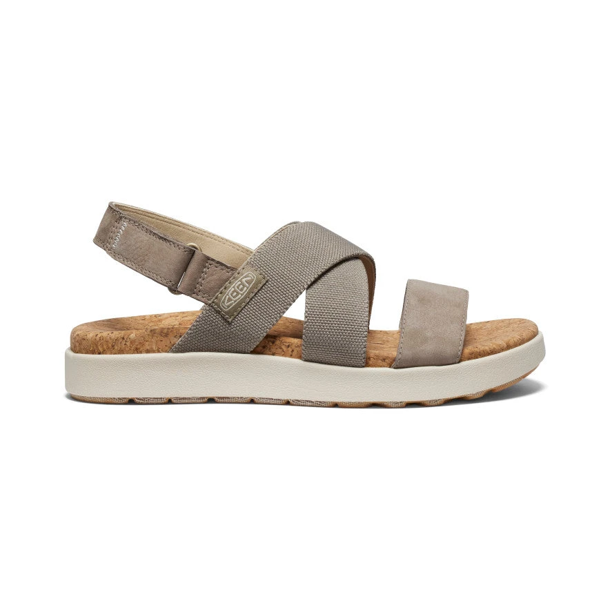 Keen Women's Elle Criss Cross Sandal | Brindle/Birch 1 Keen Women's Elle Criss Cross Sandal | Brindle/Birch