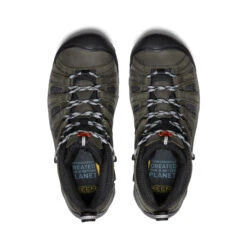 Keen Men's Voyageur Mid | Steel Grey/Scarlet Ibis -Shoe Boutique Shop 944935b6f6f01160fb634fcfc1b0f40af8d73d04