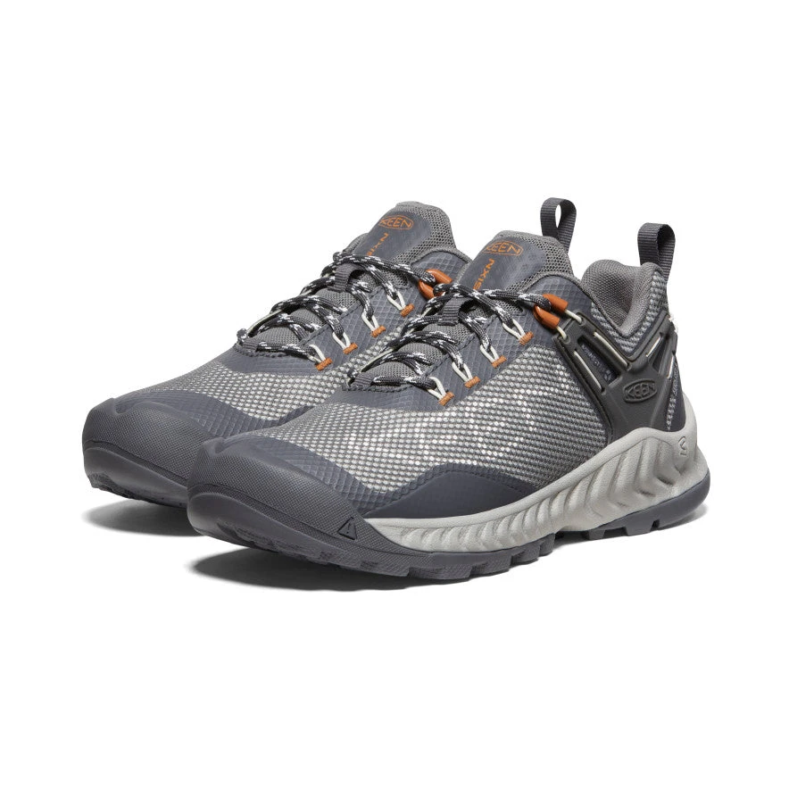 Women's NXIS EVO Waterproof Shoe | Steel Grey/KEEN Maple 2 Women's NXIS EVO Waterproof Shoe | Steel Grey/KEEN Maple - Image 2