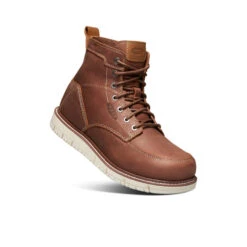 Keen Men's San Jose 6" Boot (Soft Toe) | Gingerbread/Off White 9 Keen Men's San Jose 6" Boot (Soft Toe) | Gingerbread/Off White -Shoe Boutique Shop 999416e3db29719d6235b96d0366d8b7a8536d82
