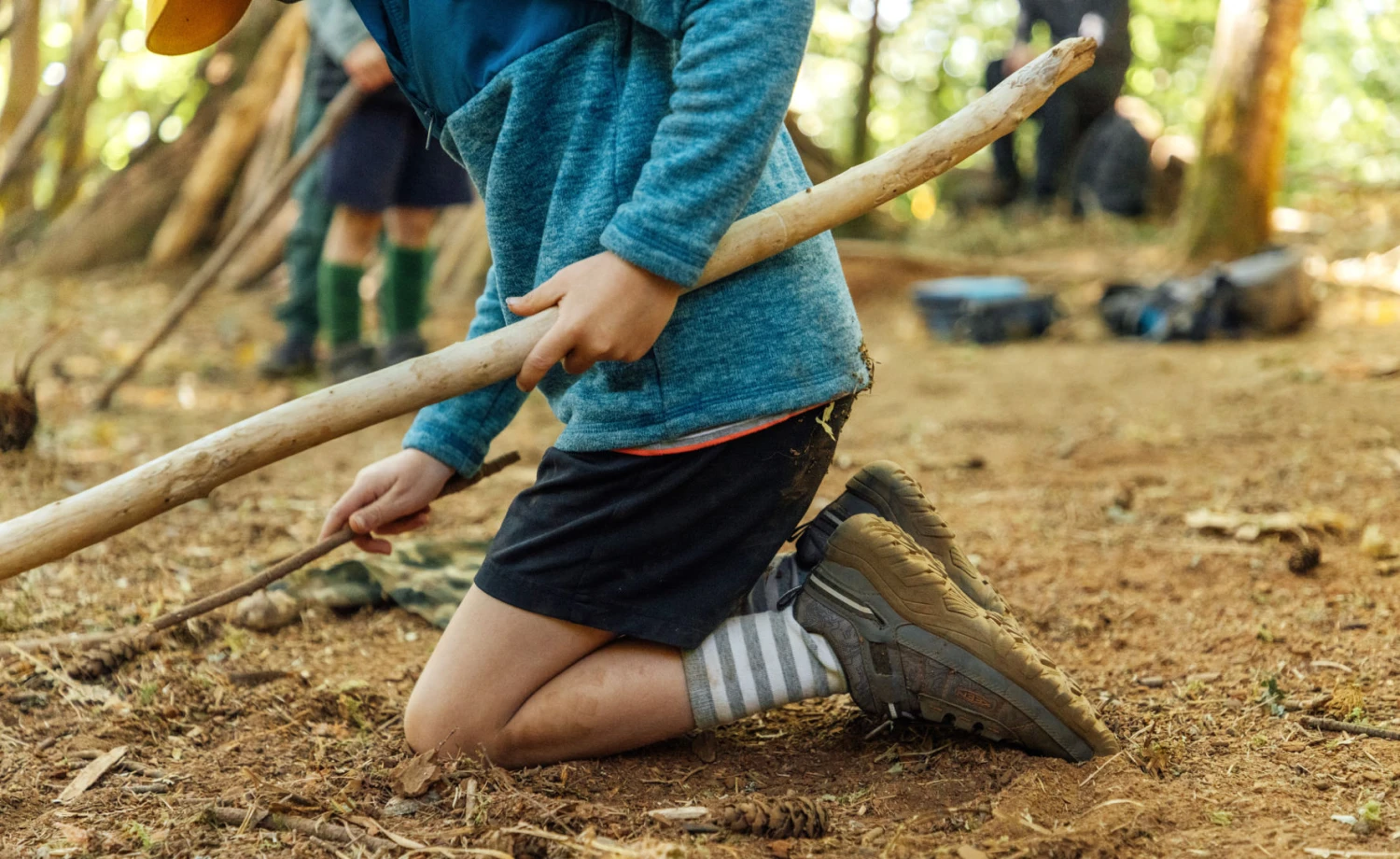 Keen Big Kids' Targhee Sport Vent Shoe | Magnet/Scarlet Ibis 5 Keen Big Kids' Targhee Sport Vent Shoe | Magnet/Scarlet Ibis - Image 5
