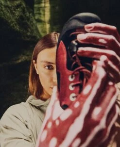 Keen Women's Jasper Rocks Sneaker X Hiking Patrol | Phantasmal Red -Shoe Boutique Shop KEEN W 1028333 HikingPatrolxJasperRocks Lifestyle PDP Single Left