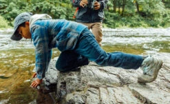 Keen Big Kids' Ridge Flex Waterproof Boot | Grey/Blue Tint -Shoe Boutique Shop RidgeFlexPDPLifestyle1Kids 3