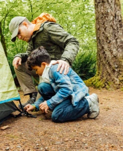 Keen Big Kids' Ridge Flex Waterproof Boot | Grey/Blue Tint -Shoe Boutique Shop RidgeFlexPDPLifestyle3Kids 1