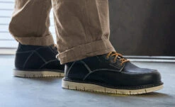 Keen Men's CSA San Jose 6" Waterproof Boot (Aluminum Toe) | Black/Off White -Shoe Boutique Shop SDD 496 PDP SanJose 1027083 Top Image