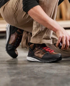 Keen Men's Red Hook Waterproof Boot (Soft Toe) | Tobacco/Black -Shoe Boutique Shop SDD 604 RedHook 1025618 Left Image