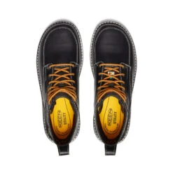 Keen Men's CSA San Jose 6" Waterproof Boot (Aluminum Toe) | Black/Off White -Shoe Boutique Shop a0db7cf6411b55b592497aa7e05878cc1fdd7170