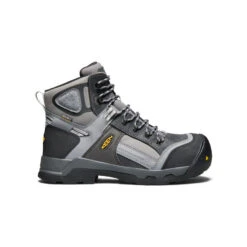 Keen Men's Davenport 6" Insulated Waterproof Boot (Composite Toe) | Magnet/Steel Grey